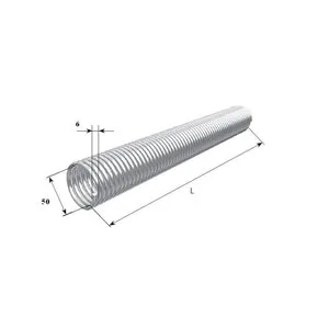Пружина окрашенная 50- 6,0 левая, 32060/mL/RAL7004