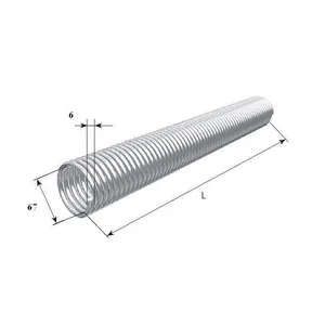 Пружина окрашенная 67- 6,0 левая, 33060/mL/RAL7004