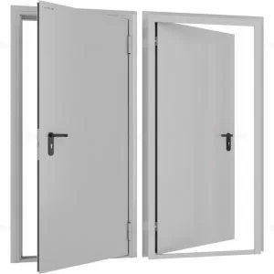 Дверь DoorHan/1080/2050/Противопож.EI60/одност./глухая/глад./глад./RAL7035/прав./угл. рама, DPG60/1080/2050/7035/R/N Дверь DoorHan/1080/2050/Противопож.EI60/одност./глухая/глад./глад./RAL7035/прав./угл. рама, DPG60/1080/2050/7035/R/N