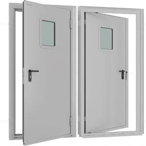 Дверь DoorHan/1080/2050/Противопож.EI60/одност./остеклен./глад./глад./RAL7035/прав./угл. рама, DPO60/1080/2050/7035/R/N Дверь DoorHan/1080/2050/Противопож.EI60/одност./остеклен./глад./глад./RAL7035/прав./угл. рама, DPO60/1080/2050/7035/R/N