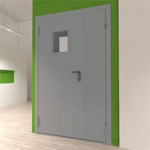 Дверь DoorHan/1250/2050/Техническая/двухств./остеклен./глад./глад./RAL7035/лев./угл. рама, DTO1/1250/2050/7035/L/N Дверь DoorHan/1250/2050/Техническая/двухств./остеклен./глад./глад./RAL7035/лев./угл. рама, DTO1/1250/2050/7035/L/N