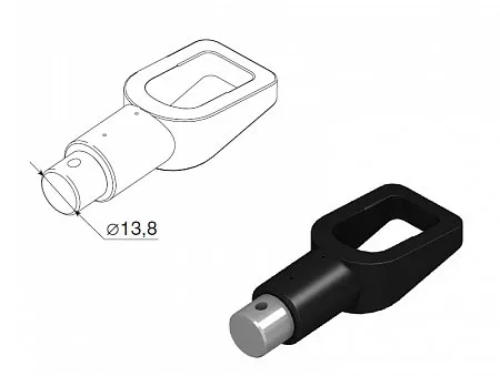 Петля для кардана KP14, KP14 Петля для кардана KP14, KP14