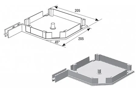 Крышка боковая RK205, RK20503 Крышка боковая RK205, RK20503