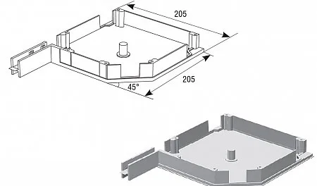 Крышка боковая RK205, RK20505