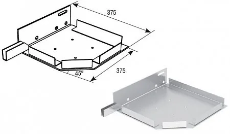 Крышка боковая стальная RK375, RK37503 Крышка боковая стальная RK375, RK37503