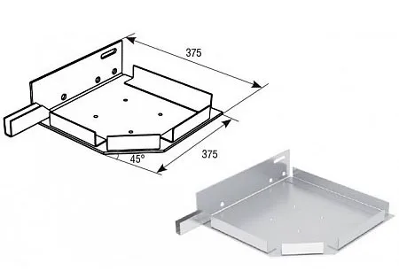 Крышка боковая стальная RK375, RK37508