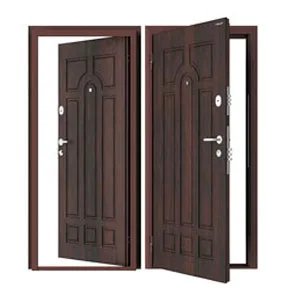 Дверь DoorHan/880/2050/Премиум/Антик медь/Тиковое дерево Аполлон/левая/с угловой рамой, SD-880-P/AM/TI/AP/L/N